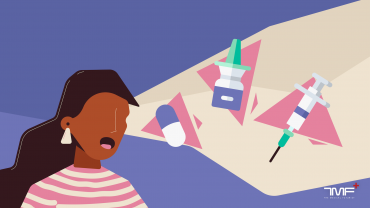 TMF, drug, flu, woman, cold