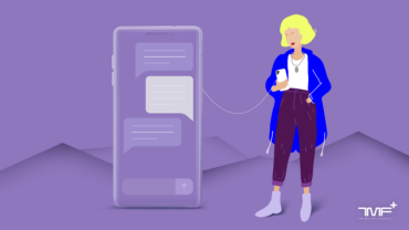 medical chatbot AI algorithm person man phone TMF